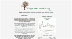 Desktop Screenshot of kingsmountainenergy.com